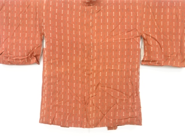 JAPANESE KIMONO / ANTIQUE HAORI / KINSHA / ABSTRACT PATTERN